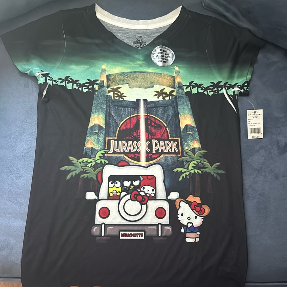 Hello Kitty Jurassic Park Tshirt from Universal Studios
